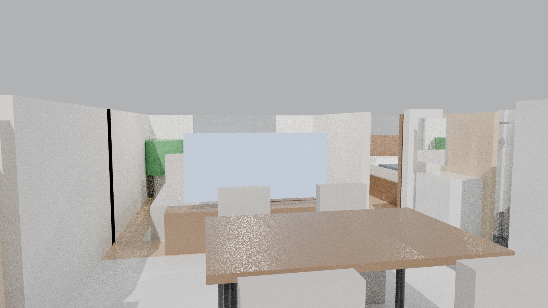Cinematic Living Lounge Render