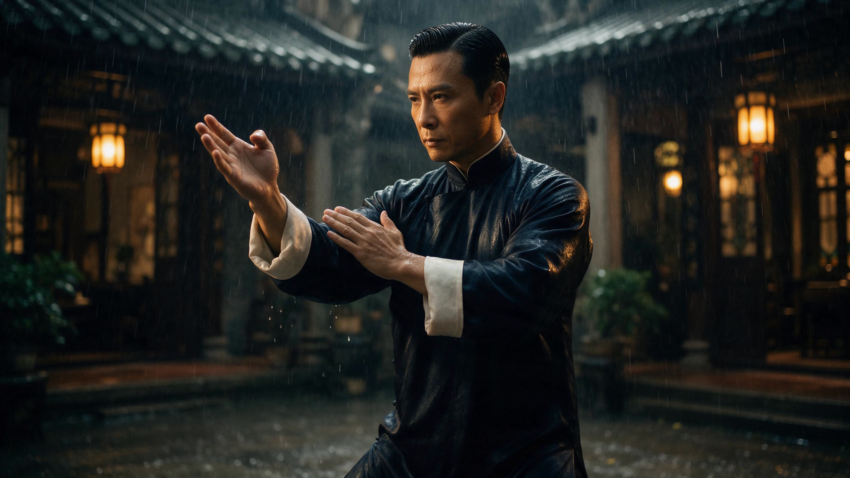 The Foshan Courtyard Duel (詠春對北拳)