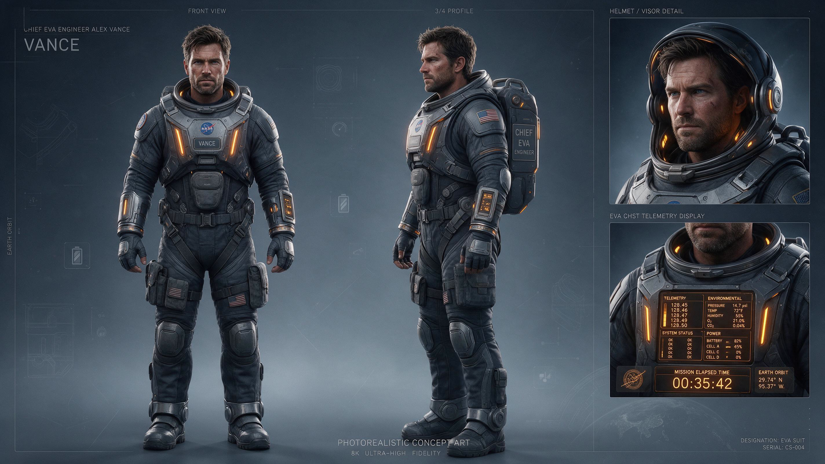 Chief EVA Engineer Alex Vance