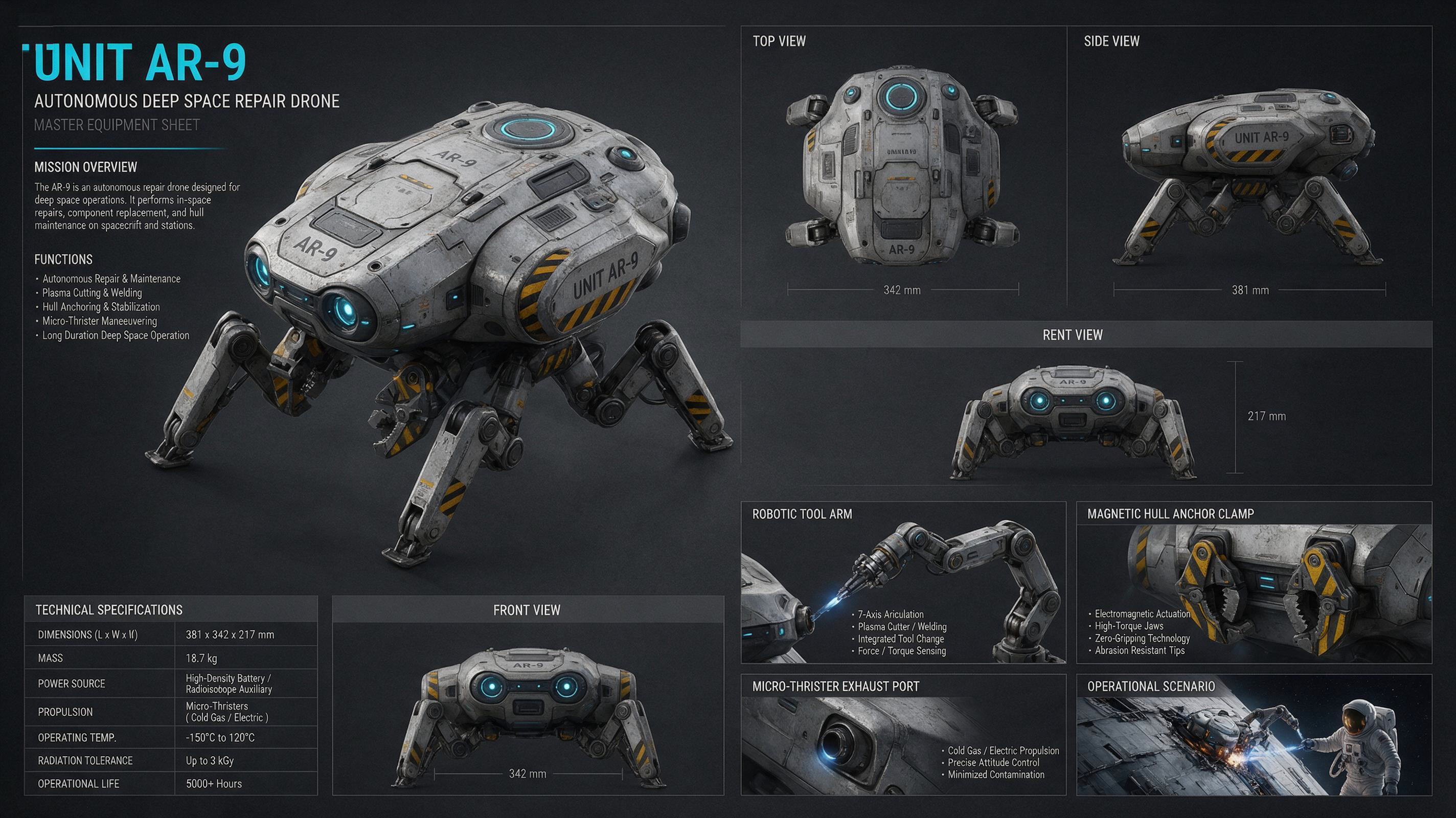 Autonomous Drone Unit AR-9