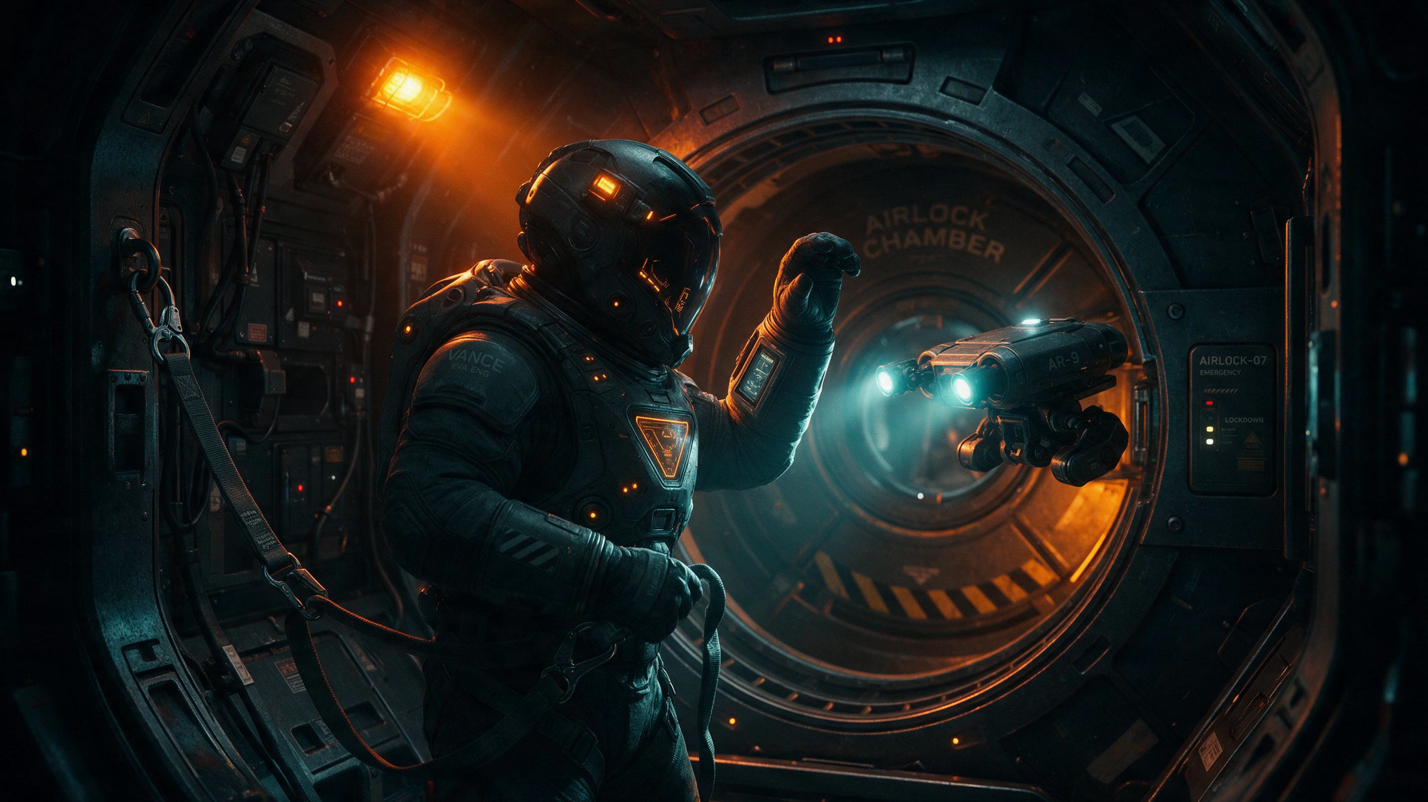 Airlock Depressurization & Suit Check