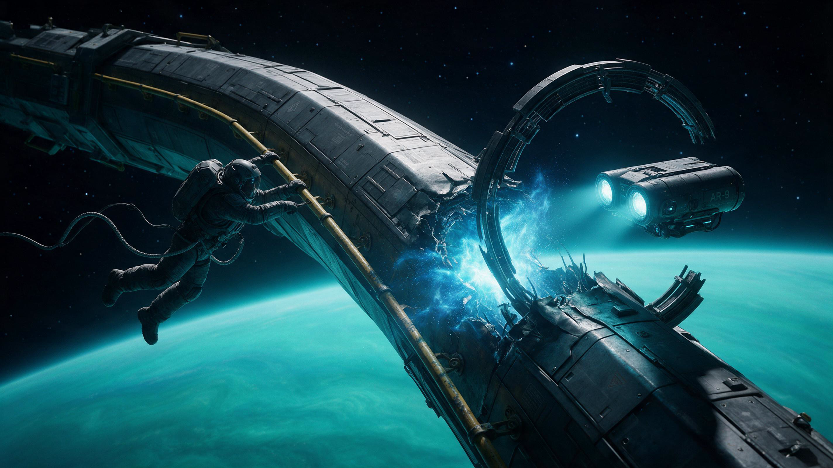 The Zero-G Hull Spacewalk